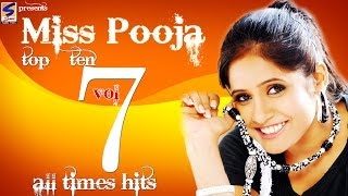 Miss Pooja Top 10 All Times Hits Vol 7  NonStop HD Video  Punjabi New hit Song 2016 [upl. by Ynttirb]