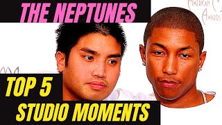 The Neptunes Pharrell WilliamsChad Hugo TOP 5 Studio Moments Caught On Camera [upl. by Packton]