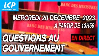 Questions au Gouvernement à lAssemblée nationale  20122023 [upl. by Jorin]