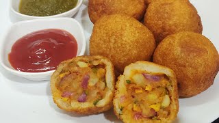 Bread Bonda Recipe सबसे आसान सबसे क्रिस्पी है ये ब्रेड बोंडा  Bread Pakora Recipe [upl. by Ahsenahs]