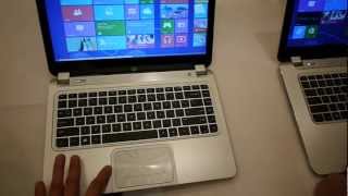 HP Envy 4 Touchsmart Ultrabook Hands On [upl. by Angelo722]