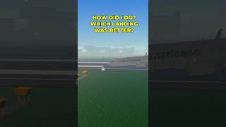 WHICH EMERGENCY LANDING WAS BETTER ROBLOX FLIGHT SIMULATOR [upl. by Hastings]