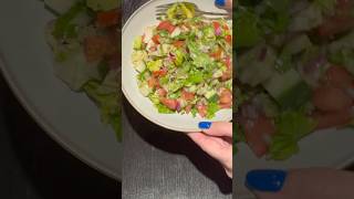 Easyquick and healthy salad 🥗 salad easysalad saladrecipe saladrecipeforweightloss quicksalad [upl. by Aerdnahc941]