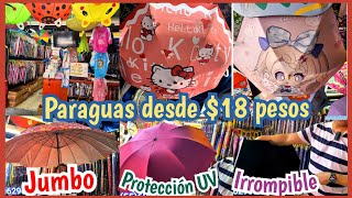 Sorprendentes PRECIOS BAJOS en PARAGUAS  Sombrillas 😱 Hasta en 18 PESOS 🤑 Lo mas BARATO DE PEÑA [upl. by Plotkin]