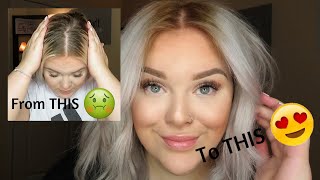 Shadow Root  Ash Blonde Tutorial [upl. by Byrle]