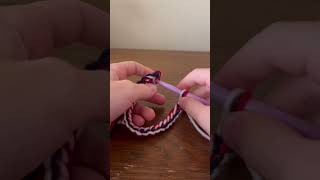 How to crochet a bracelet🫶🏻🫶🏻 crochetpatterns diy fypシ゚viralシ shorts [upl. by Tristis]