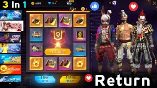 Indonesia Server Next Incubator Return 😱 100 Confirm 🔥  Garena Free Fire [upl. by Enail]