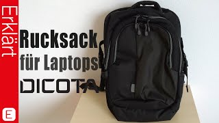 Rucksack für Laptops bis 156 Zoll  Dicota Backpack ECO  Test  Review amp Auspacken Deutsch [upl. by Burrton]