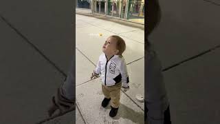 He loves the snow❄️ rustyn rustyncore rustynbaby cute baby familyvlog [upl. by Andee]