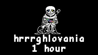 Hrrrghlovania by Flufffybons 1 HOUR  INK SANS MEGALOVANIA [upl. by Immot]