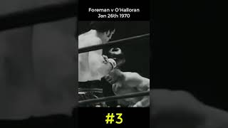 Some of George Foremans KOs  3 Foreman v OHalloran  Fight Shorts [upl. by Gilbertina]