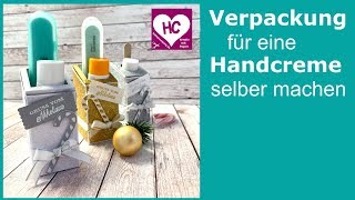 Verpackung für eine Handcreme  Anleitung [upl. by Rolat]