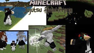 BEST ADDON Jujutsu Awakening Ten Shadows Mahoraga Domain Expansion Minecraft JJK Addon [upl. by Nhguahs]