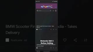 Motorola g60 buttom setting [upl. by Mcnalley]