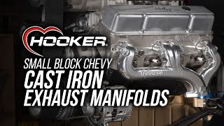 Upgrade Your Small Block’s Stock CastIron Exhaust Manifolds with HighFlow Manifolds from Hooker [upl. by Naoj904]