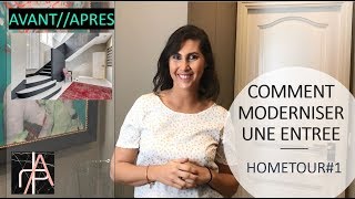 COMMENT MODERNISER UNE ENTREE HOMETOUR1 [upl. by Scholem]