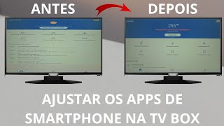 Como ajustar os apps de smartphone na tela do Fire TV Stick TV Box Android [upl. by Muldon]