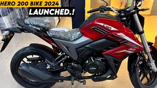 Finally Hero 200 bike Launched In India 2024 Specs EngineMileageDesignHero 2024 bikes india [upl. by Crary]