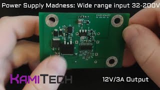 Giga ESC Power Supply Madness Wide range input 32200V down to 12V [upl. by Amadas315]