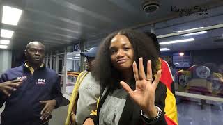 Ada Ehi arriving in Uganda for Rock Fest 2024 [upl. by Alidia]