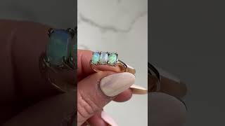 9ct Gold and Opal Three Stone Ring [upl. by Annaear475]