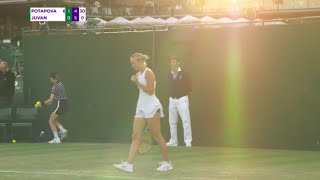 Anastasia Potapova Vs Kaja Juvan 🇸🇮 Juvan calls for Medical 🏥 🚑🤕Wimbledon Live Tennis Coverage [upl. by Adnarym]