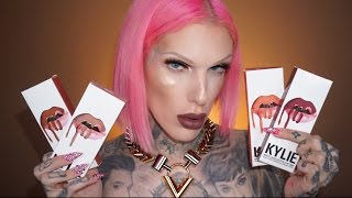 KYLIE JENNER Fall 2016 LIP KITS Review amp Swatches  Jeffree Star [upl. by Ardnasella977]