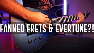 Brutal Riffs on a Fanned Fret 7 String Guitar with an Evertune  GrootGuitar [upl. by Red]