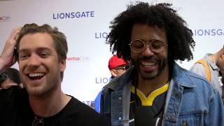 Blindspotting Lionsgate Cinemacon Red Carpet Soundbites Daveed Diggs quotCollinquot  Rafael Casal quotMilesquot [upl. by Ogdan]