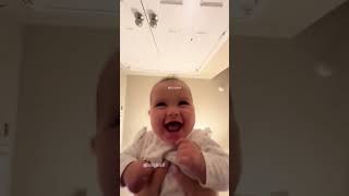 quotLittle giggles big trouble 😂 FunnyBaby BabyHumor CuteAndFunny BabyLife BabyLaughs baby [upl. by Brunelle]