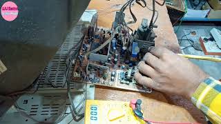 SANSUI CRT TV REAPAIR FULL SHORT TVHOW TO REAPAIR SANSUI TV [upl. by Hendon]