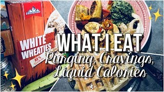 What I Eat  Intense Cravings Purging amp Thoughts On Liquid Calories 😱 [upl. by Atirres]