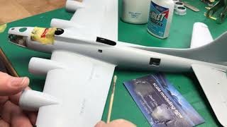 Airfix Boeing B 17G Flying Fortress 1 72 Pt 3  Video 8 [upl. by Ahsenauq260]