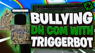 BULLYING dh com with Triggerbot 🤫 Da Hood Montage [upl. by Rehtaef]