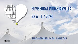 Suviseurat Pudasjärvellä 2024 lauantai 296 1650 [upl. by Arebma]