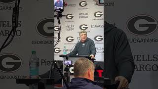 Kirby Smart explains why he shoved the MSU quarterback godawgs Georgia [upl. by Athene]