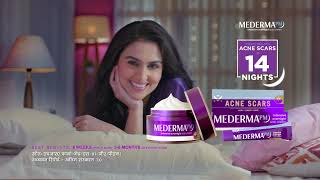 Mederma PM AcneScar Cream  TVC Hindi15 sec  Visibly reduces acne scars in 14 nights [upl. by Eidson]