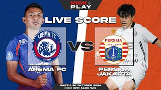 🔴 Arema FC vs Persija Jakarta  Liga 1 Indonesia  LIVE SCORE [upl. by Giustino]