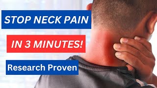 Neck Pain Relief Exercises Stop Neck Pain in 3 Minutes [upl. by Tabatha826]