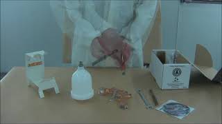 DeVilbiss Tutorial  How to set up a gravity spray gun  Step 1 of 3  English [upl. by Lydnek]