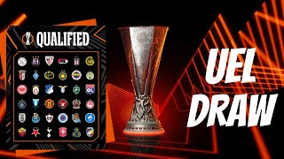 UEFA Europa League 202425 Draw Live Reaction amp Discussion [upl. by Ahtnamas397]