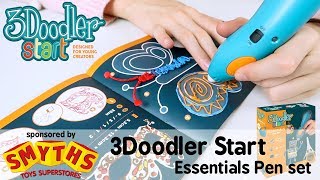 How To Use The 3Doodler Start Essential Pen Set  Review [upl. by Otrebtuc]