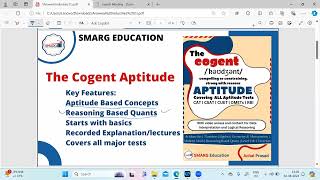 The Cogent Aptitude the book and other resources [upl. by Lebezej]