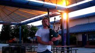 Bagpipes after dark 0 quotReel of Tullochquot [upl. by Clea]