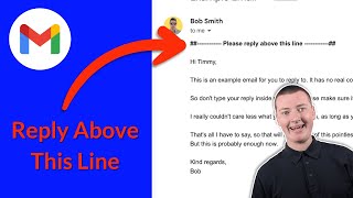 How To Reply Above The Line In Gmail [upl. by Alasteir265]