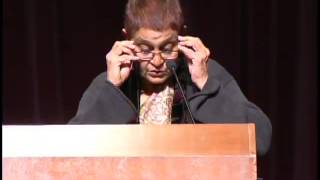 Gayatri Spivak lecture quotA Borderless Worldquot at The University of Arizona [upl. by Yendroc875]