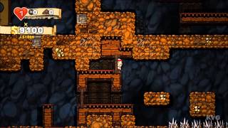 Spelunky Gameplay PS4 HD 1080p [upl. by Leland612]