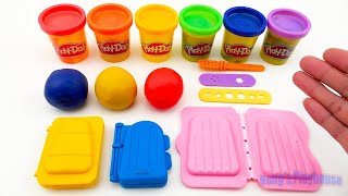 Creating Ice Cream with PlayDoh Learning Colors and How to Mix Them [upl. by Morentz]