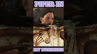 PIPERS INTERVIEW gaming fallout4fallout fallout4hype [upl. by Nauqe]