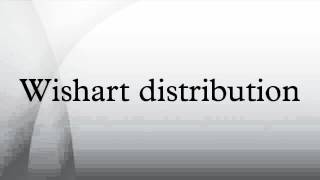 Wishart distribution [upl. by Emmerie]